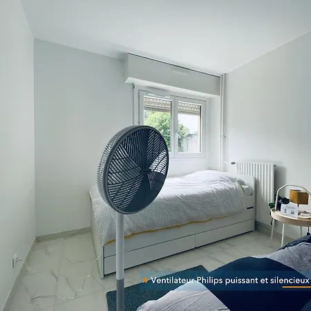 Parisien Neuf, Moderne Avec Grande Salon, 2 Chambres, 4 Lits, Parking Gratuit, 15min De Paris Et 13 Min Aeroport Orly Vitry-sur-Seine
