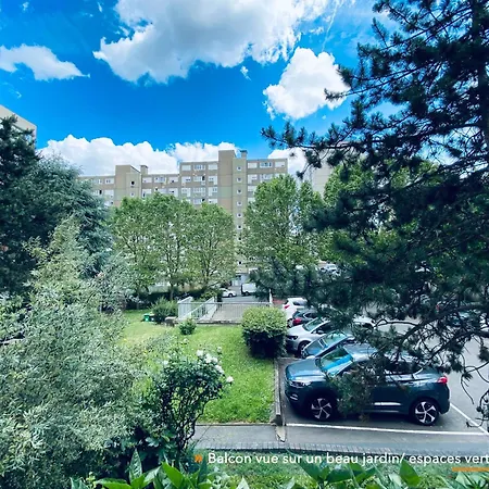 Parisien Neuf, Moderne Avec Grande Salon, 2 Chambres, 4 Lits, Parking Gratuit, 15min De Paris Et 13 Min Aeroport Orly Appartement